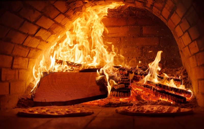 inferno, pizza, wood - material, orange, fire - natural phenomenon, oven, architecture, indoors, burning, log, no people, fireplace, fire, wood, appliance