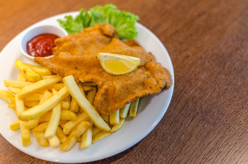 lunch, white, epicure, fast food french fries, fries, table, chicken, cuisine, mouth-watering, potato, food and drink, fried, food, comfort food, high angle view