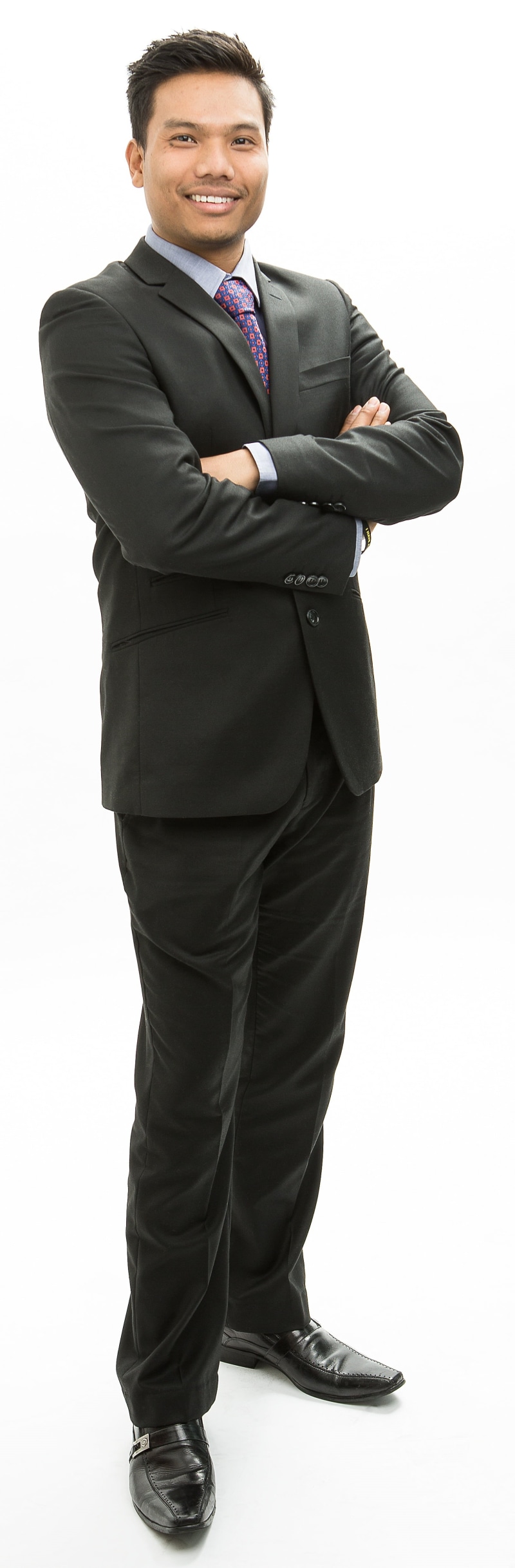 young Adult, elegant, standing, 4K, male, arms Crossed, cut out, formalwear, caucasian Ethnicity, isolated On White, white Background, well-dressed, business Person