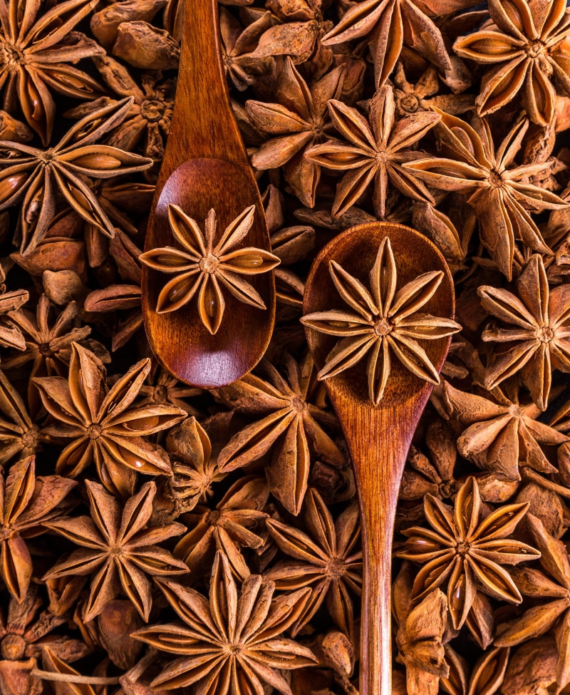 aroma, chinese food, 2K, cardamom, christmas, bazaar, vanilla, backgrounds, still life, ingredient, odor, ladle, food and drink, nut, wood - material
