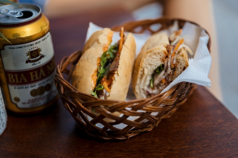 Vietnamese food, tasty, Vietnamese baguette, sandwich, healthy eating, 5K, beer, breads, dinner, no people, traditional, food and drink, ready-to-eat
