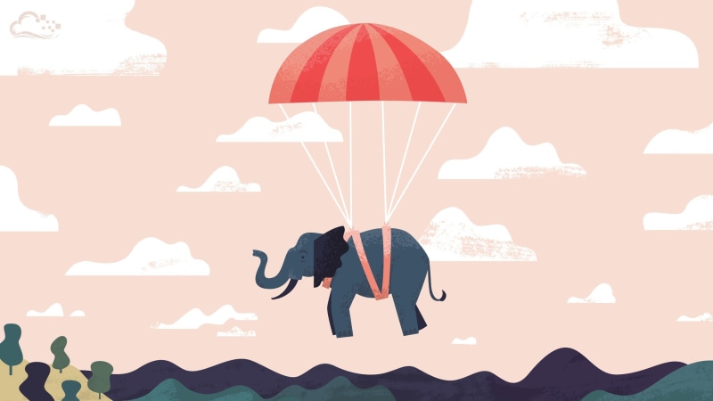 digitalocean, 2K, Elephants, minimalism