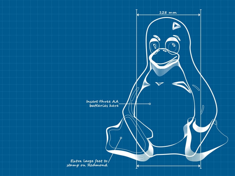 technology, Tux, art, 720P, linux, hd
