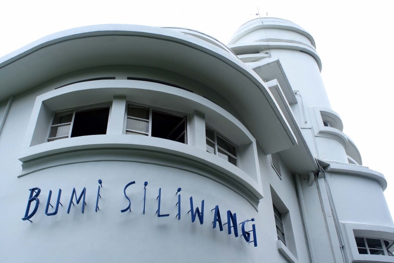 najip, window, text, low angle view, blue, historical building, indonesia, indonesia university of education, heritage building, outdoors, bandung, arch