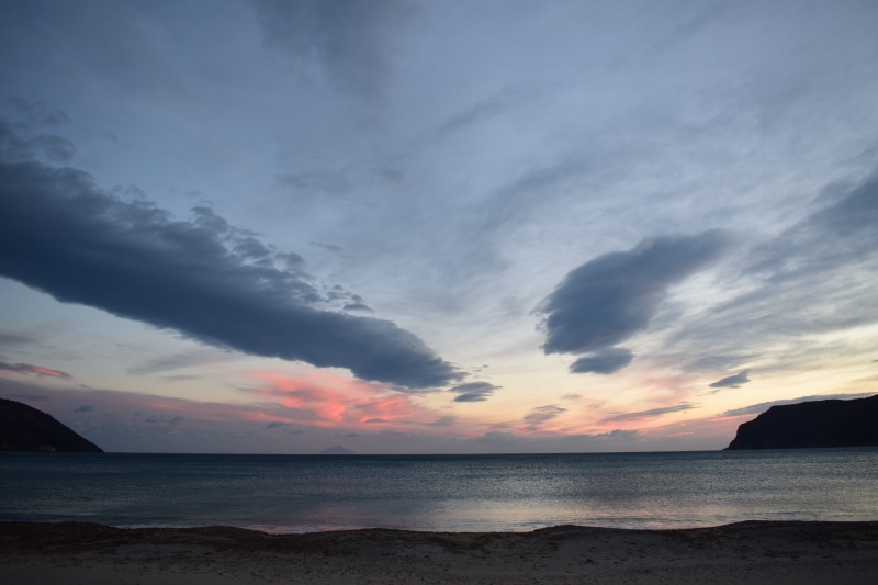 land, color, isola delba, tranquil scene, horizon, tranquility, 5K, scenics - nature, sky, water, non-urban scene, sea, italy, outdoors, sunset, no people