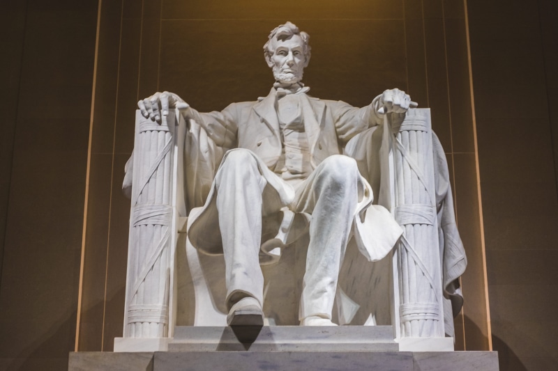 creativity, monument, human representation, white color, president, washington d.c., united states, built structure, washington, religion, carving - craft product