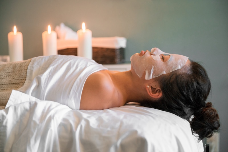 relaxation, adult, woman, wellbeing, eyes closed, beauty, side view, lying down, beauty spa, health spa, photo, one person, Women, beautiful woman, serene people