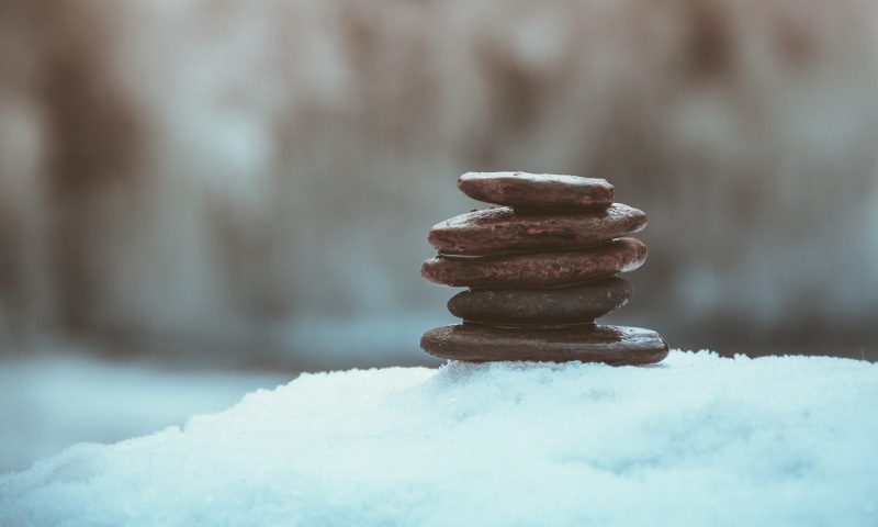 stone, close-up, sweet food, rest, stone - object, stack, pebble, meditation, no people, nature, balance, relaxation, winter, zen-like, day, solid, outdoors