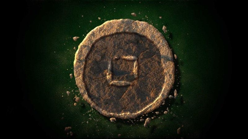 architecture, geometric shape, full frame, day, damaged, outdoors, no people, rusty, Metal, green color, 2K, directly above, Feng shui, craft, Coin, close-up