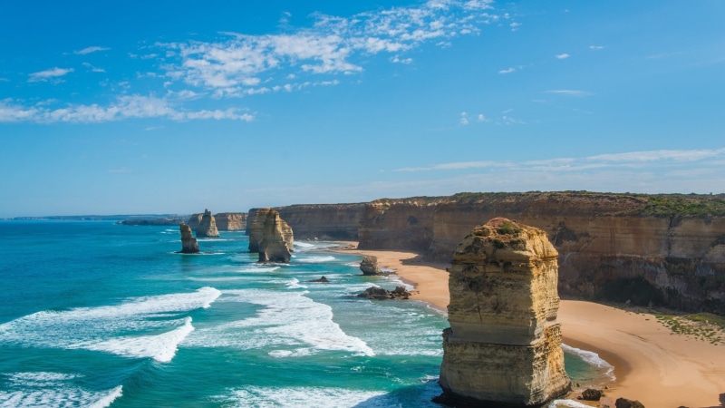 outdoors, marine national park, twelve apostles marine national park, cloud - sky, motion, no people, great ocean road, water, twelve apostles, land, ocean