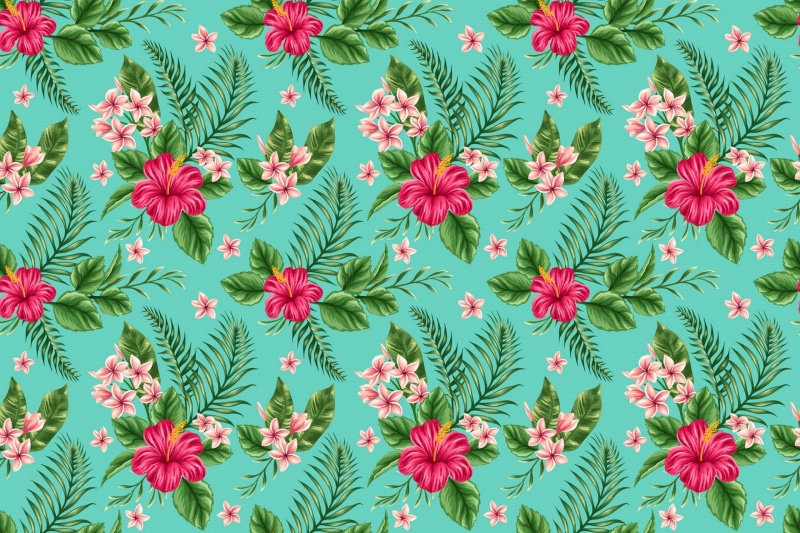 no people, fragility, floral pattern, teal, pattern, plant, floral, 1080P, leaf, plant part, flowering plant, vulnerability, beauty in nature, green color