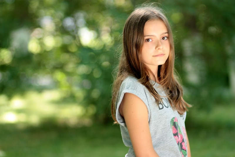 young Adult, child, beautiful woman, teenager, female, park - Man Made Space, happiness, lifestyle, waist up, color Image, adorable, photo, beauty In Nature