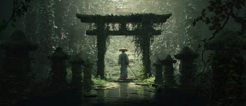 Shrine, Oriental, Fantasy, Warrior, 1080P, Samurai
