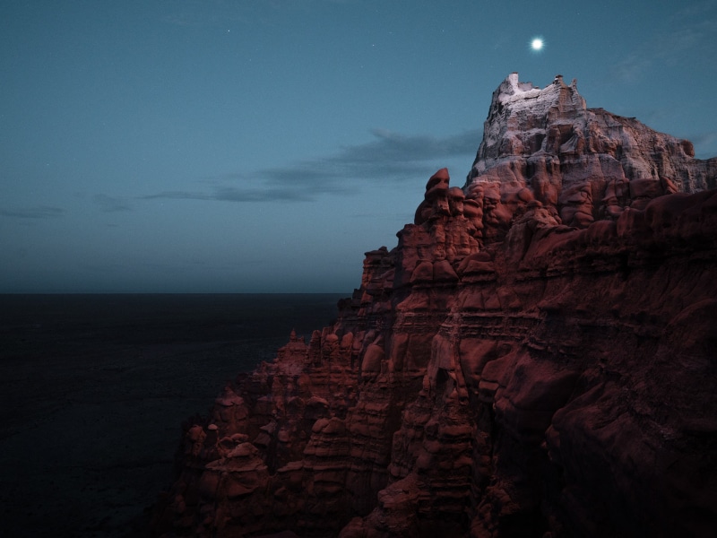 Reuben Wu, mountains, long exposure, night, 1080P