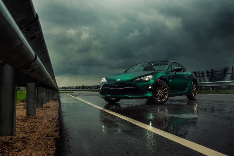Toyota 86, 2K, Limited Hakone Edition, Toyota, asphalt, rain, clouds, drops