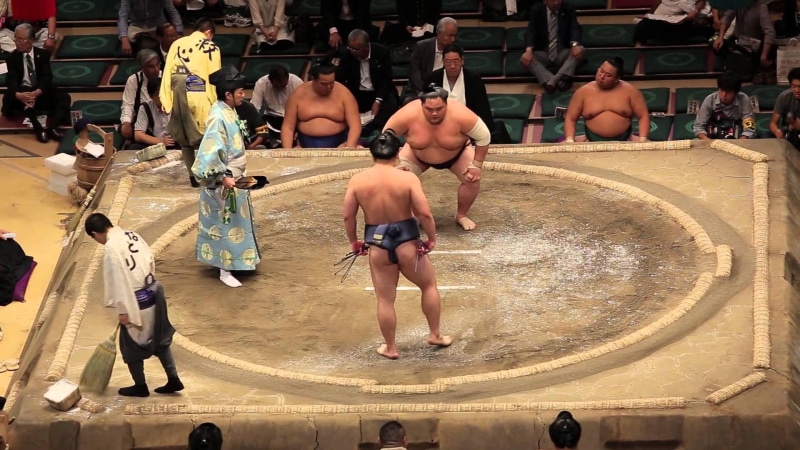 large group of people, leisure activity, day, deporte, men, incidental people, street, 1080P, women, sumo, lucha, group of people, crowd, adult, city