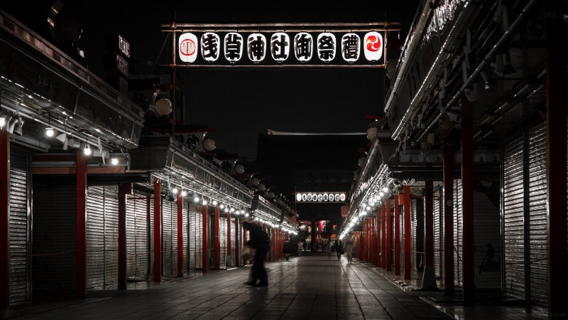 rivers, monuments, tokyo, bridges, panoramic, building, night, japon, cities, ray, towers, light, japan, way, 720P, tower, architecture, panorama