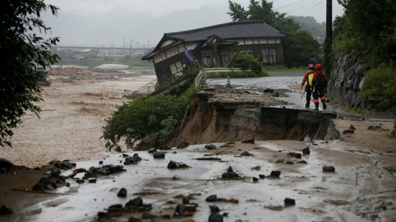 1080P, torrenciales, japon, lluvias, naturaleza