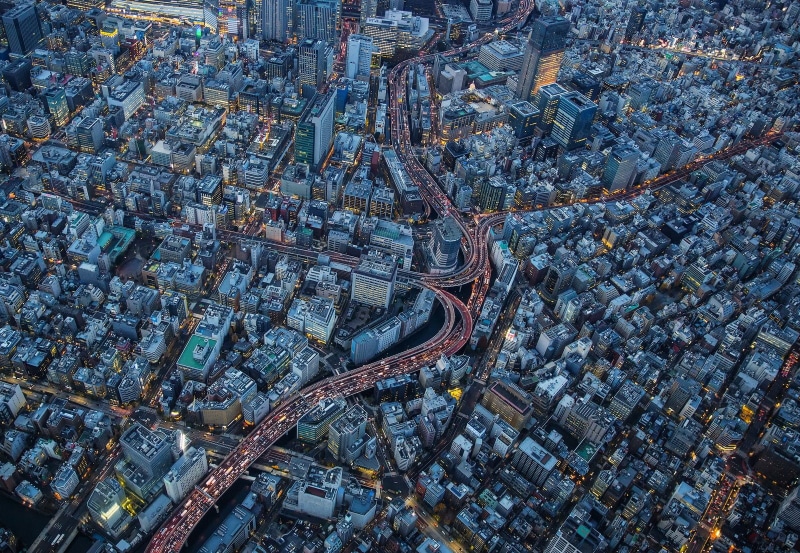 monuments, panorama, ray, rivers, tower, architecture, 720P, light, tokyo, night, building, bridges, cities, way, japan, towers, japon, panoramic
