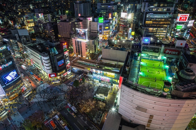 building, japon, monuments, freeway, bridges, rivers, night, architecture, japan, tower, cities, 720P, panorama, ray, towers, light, tokyo, panoramic