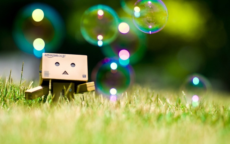 fun, nature, creativity, outdoors, tree, night, field, grass, geometric shape, selective focus, green color, 1080P, Danbo, bubbles, mid-air