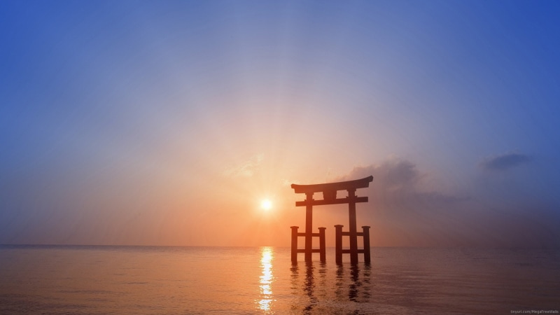 itsukushima gate, 1080P