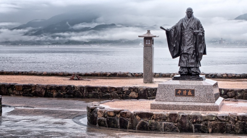 Man Made, 1080P, Miyajima Island, Statue, Taira no Kiyomori