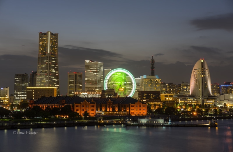 Harbor, mirai, mirrorless, waterfront, nightscape, nature, building exterior, financial district, Asia, ilce7r, water, Sony, autofocus, no people, carlzeiss