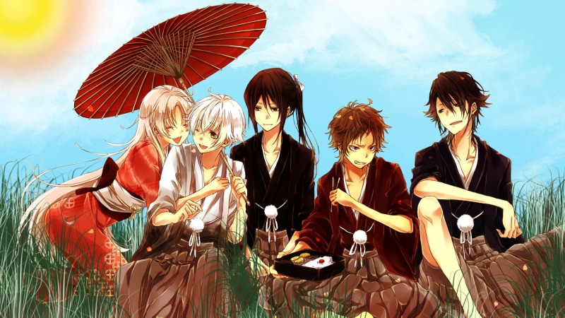 1080P, Yata Misaki, K Project, Neko (K project), Fushimi Saruhiko, Yatogami Kurou, Isana Yashiro