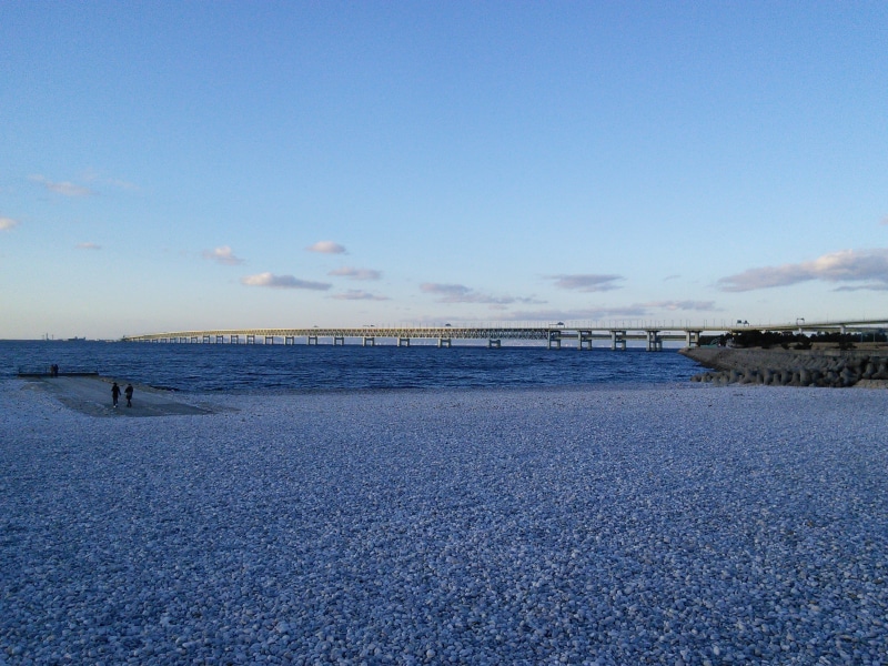 nature, land, outdoors, copy space, architecture, beach, airport, railway bridge, no people, cold temperature, sea, cloud - sky, winter, Access, Kansai Airport