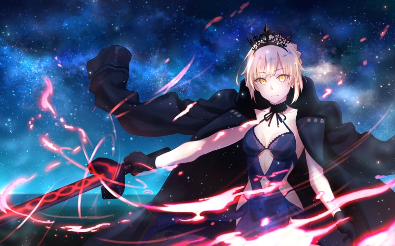 blonde, fate, stars, sword, ribbons, 720P, saber, tiara, short, weapon, order, com, grand, tagme, eyes, 253707, (artist), (series), konachan, hair, gloves