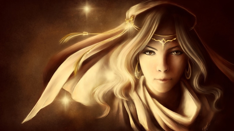 Fantasy, Star, Tiara, 1080P, Girl, Blonde