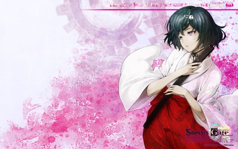 Steins;Gate, Urushibara Ruka, anime boys, 720P, miko