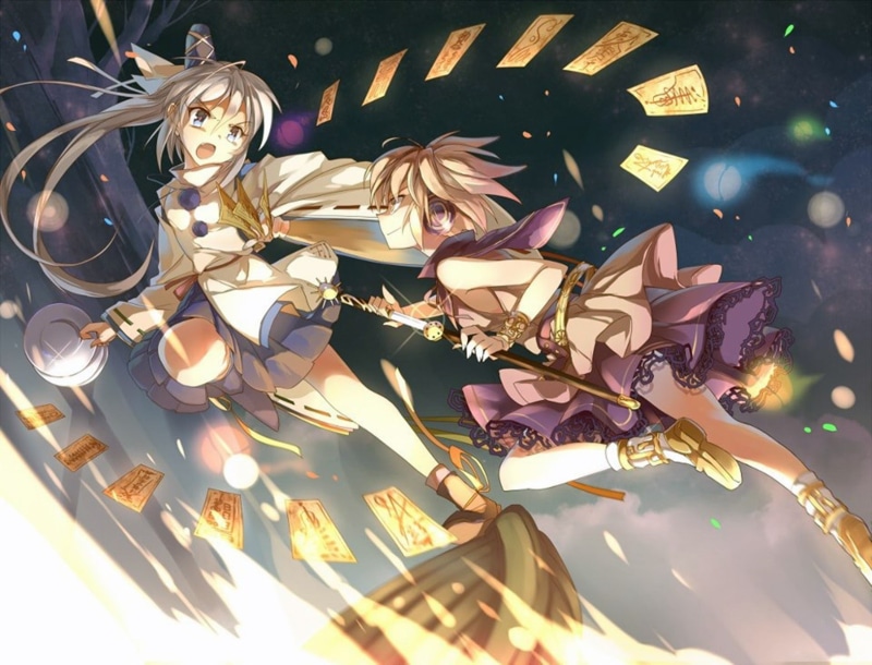 spirituality, anime, art and craft, male likeness, high angle view, craft, female likeness, close-up, Toyosatomimi no Miko, creativity, Touhou, representation
