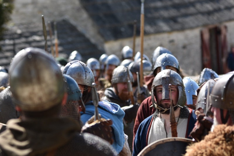 knight - person, weapon, the past, fighter, men, selective focus, government, war, shield, outdoors, military, 5K, history, protection, people, knight