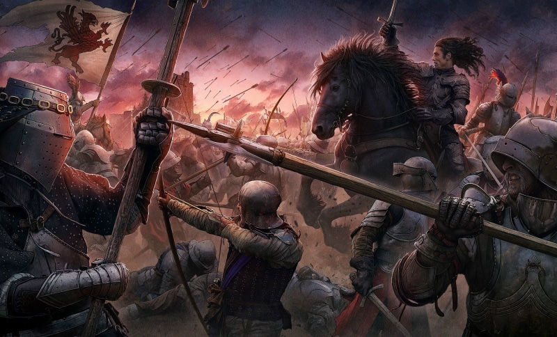 2K, war, ken, knight, arrow, pearls, horse, Kerem Couplets, spear, The Battle of Sunset, sword, armor, man, bow, blade