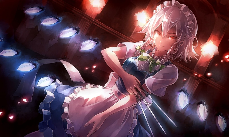 1080P, Sakuya Izayoi, Touhou, Anime