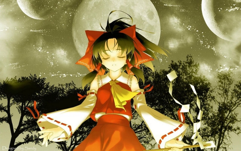Touhou, Hakurei Reimu, 720P