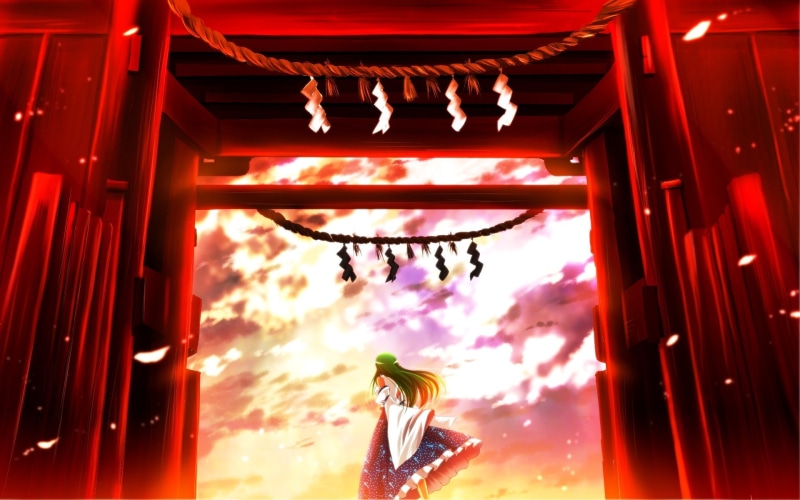 1080P, Touhou, Kochiya Sanae