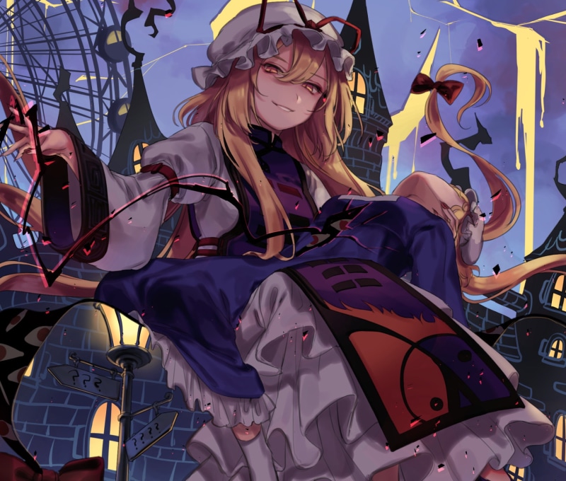 1080P, Anime, Maribel Hearn, Yukari Yakumo, Touhou