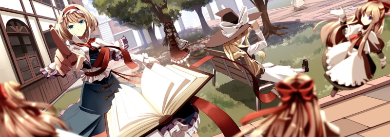 1080P, Marisa Kirisame, Anime, Alice Margatroid, Shanghai Doll, Reimu Hakurei, Touhou