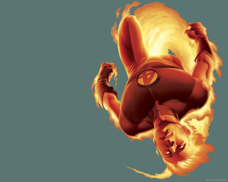 fantastic, torch, hd, 720P, four, human, cartoon/comic