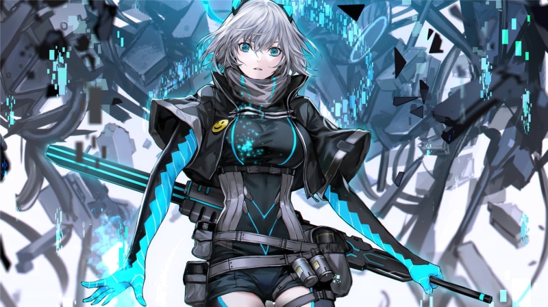 ICEY, animation, comic art, anime girls, Girl With Weapon, anime, 1080P