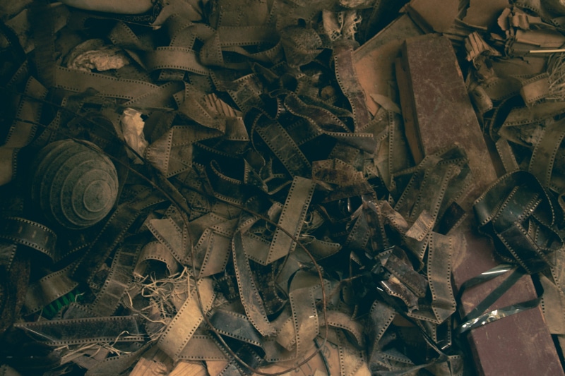 stack, flagstone, abundance, close-up, dark, roll, directly above, 5K, abandoned, heap, shoe, waste, art, film strip, food and drink, modern art, day