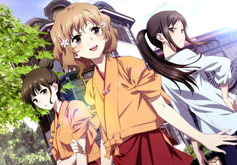 mask, anime, 2K, creativity, nature, anime girls, female likeness, sky, multi colored, Hanasaku Iroha, art and craft, no people, disguise, male likeness