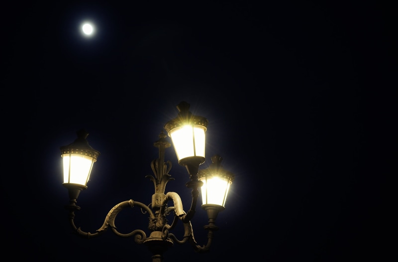 indoors, lighted, glowing, nighttime, gray, light - natural phenomenon, no people, electricity, copy space, dark, lighting equipment, chandelier, street