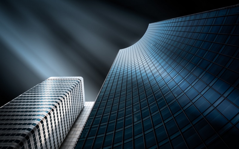 architecture, city, 1080P, sun rays, no people, office building exterior, tall - high, tower, landscape, glass, high, modern, travel destinations, office
