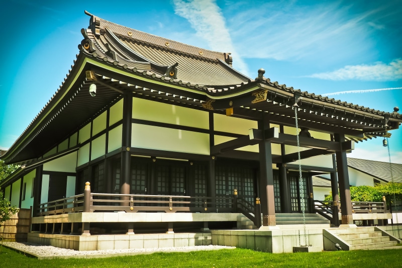 asia, building exterior, cloud - sky, belief, travel destinations, shintoism, shrine, wooden, temple complex, place of worship, buddhism, nature, ekō home
