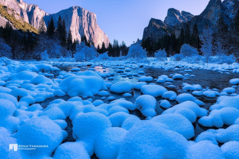 snow, rocks, Yosemite National Park, photographer, 1080P, river, Kenji Yamamura