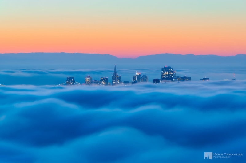 Kenji Yamamura, 1080P, photographer, fog, dal, the city, the sky, San Francisco